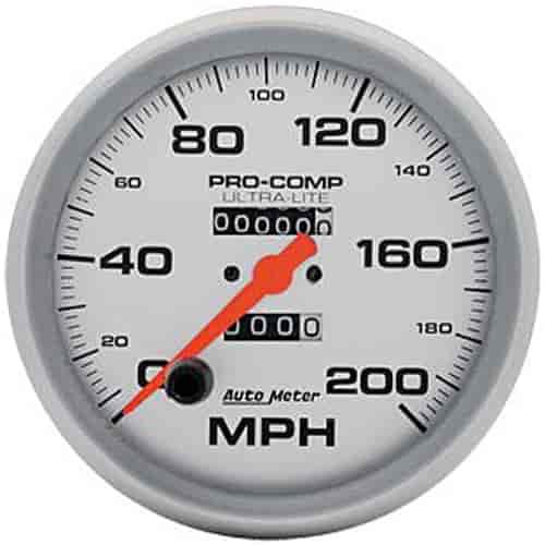 Ultra-Lite In-Dash Speedometer 5" mechanical