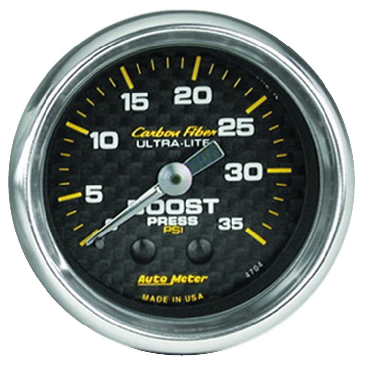 Carbon Fiber Boost Gauge 2-1/16" mechanical