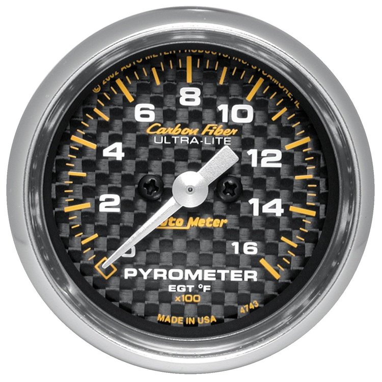 Carbon Fiber Pyrometer 2-1/16" electrical