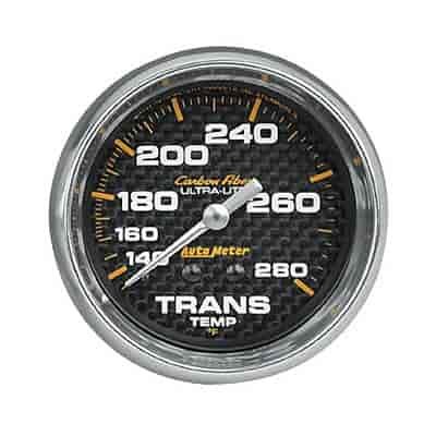 Carbon Fiber Transmission Temperature Gauge 2-5/8" mechanical