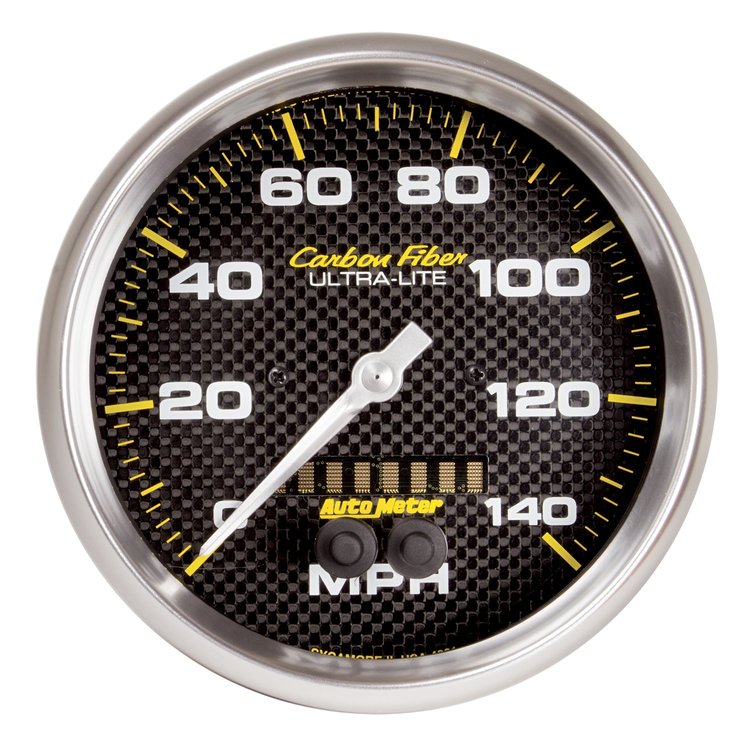 Carbon Fiber GPS Speedometer 5"