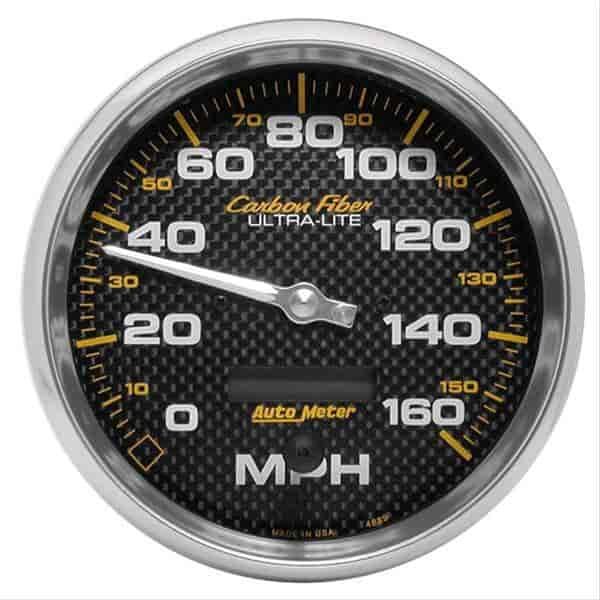 Carbon Fiber In-Dash Speedometer 5" electrical