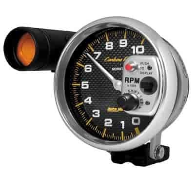 Carbon Fiber Pedestal-Mount Tachometer 5" electrical