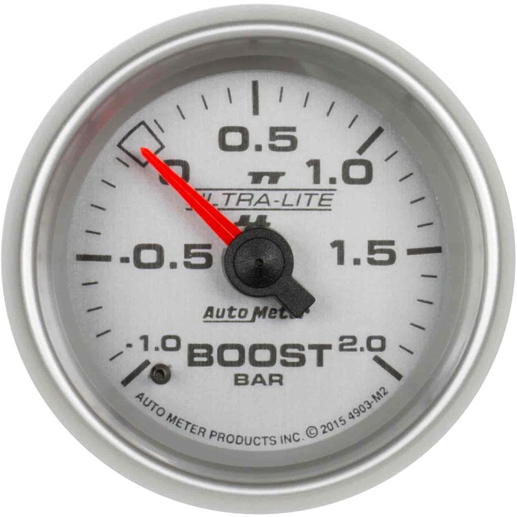 Ultra-Lite II Vacuum/Boost Gauge 2-1/16" mechanical