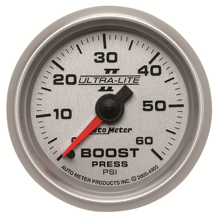 Ultra-Lite II Boost Gauge 2-1/16" mechanical