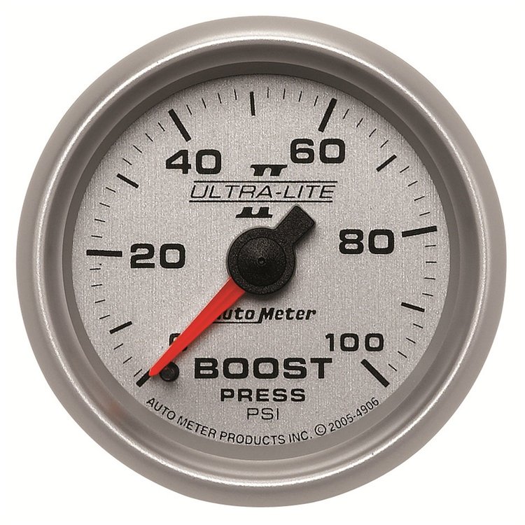 Ultra-Lite II Boost Gauge 2-1/16" mechanical