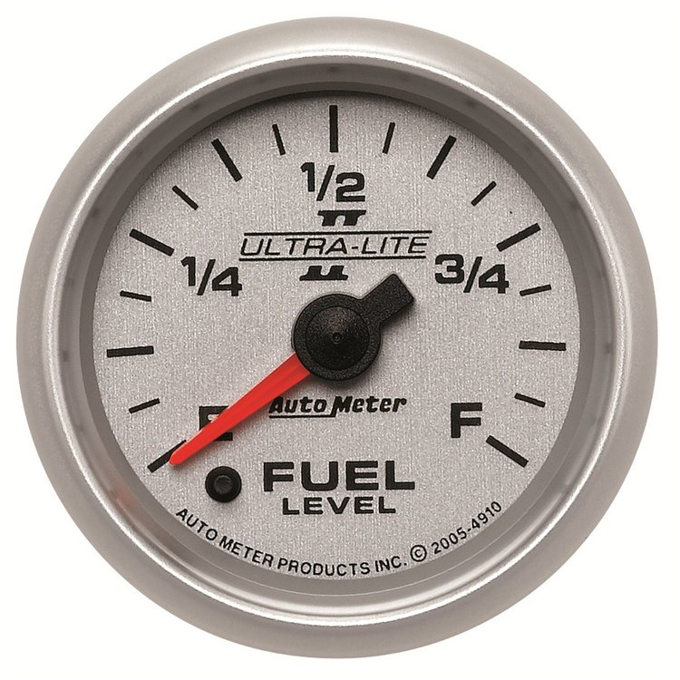 Ultra-Lite II Fuel Level Gauge 2-1/16" full sweep electrical Programmable