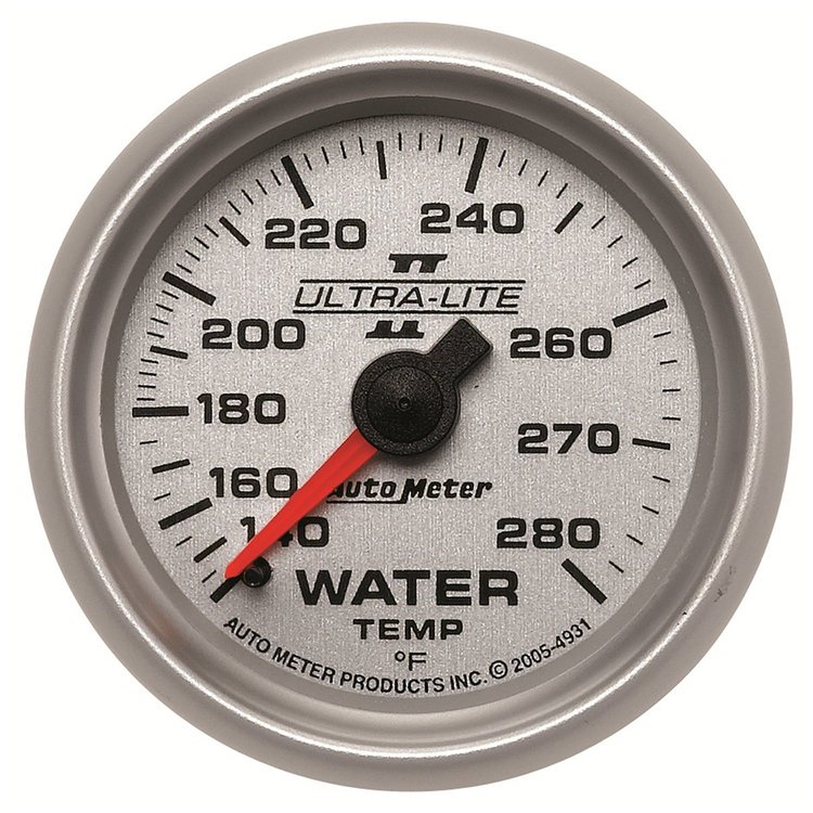 Ultra-Lite II Water Temperature Gauge 2-1/16" mechanical