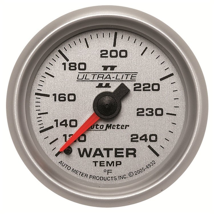 Ultra-Lite II Water Temperature Gauge 2-1/16" mechanical