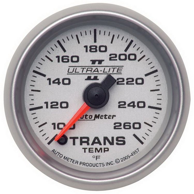 Ultra-Lite II Transmission Temperature Gauge 2-1/16" full sweep electrical