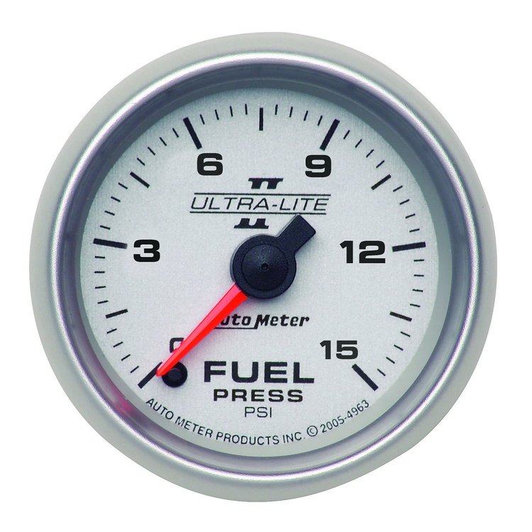 Ultra-Lite II Fuel Pressure Gauge 2-1/16" full sweep electrical