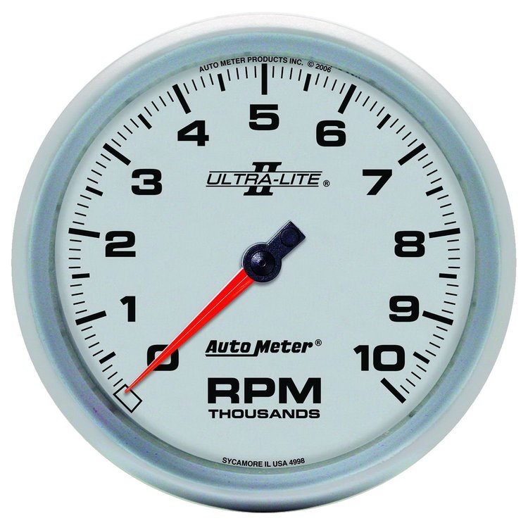 Ultra-Lite II Tachometer 5", in-dash mount
