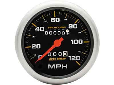 Pro-Comp In-Dash Speedometer 3-3/8" mechanical
