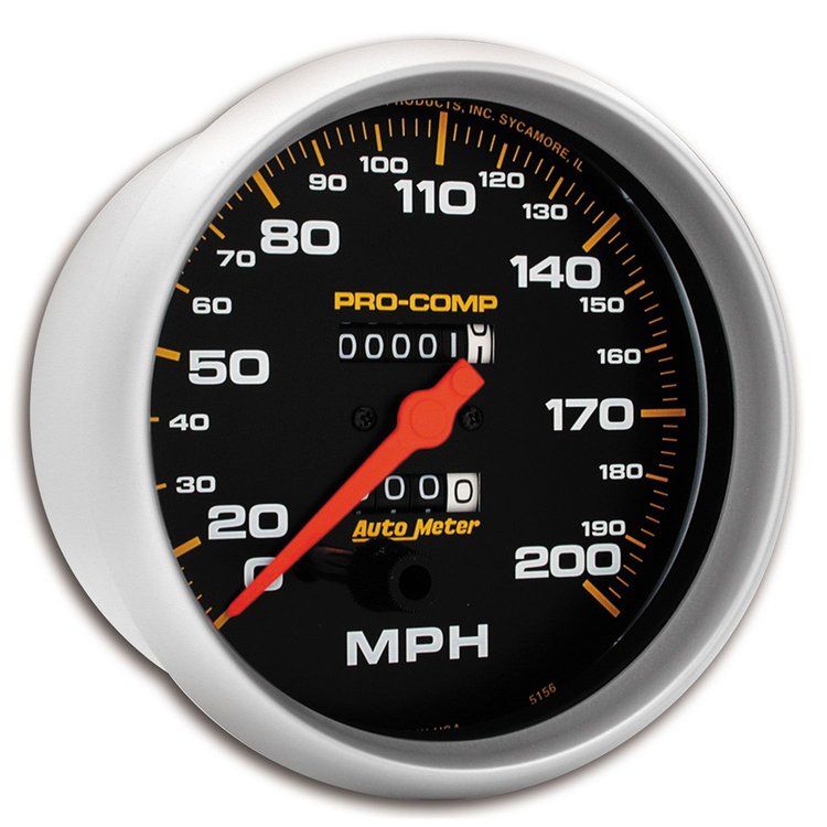 Pro-Comp In-Dash Speedometer 5" mechanical