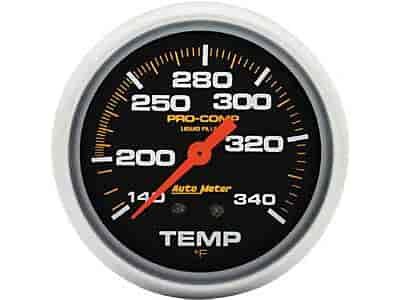 Pro-Comp Universal Temperature Gauge 2-5/8" liquid-filled mechanical