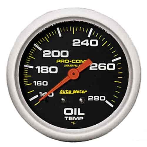 Pro-Comp Oil Temperature Gauge 2-5/8" mechanical