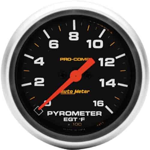 Pro-Comp Pyrometer 2-5/8" Electrical Full Sweep