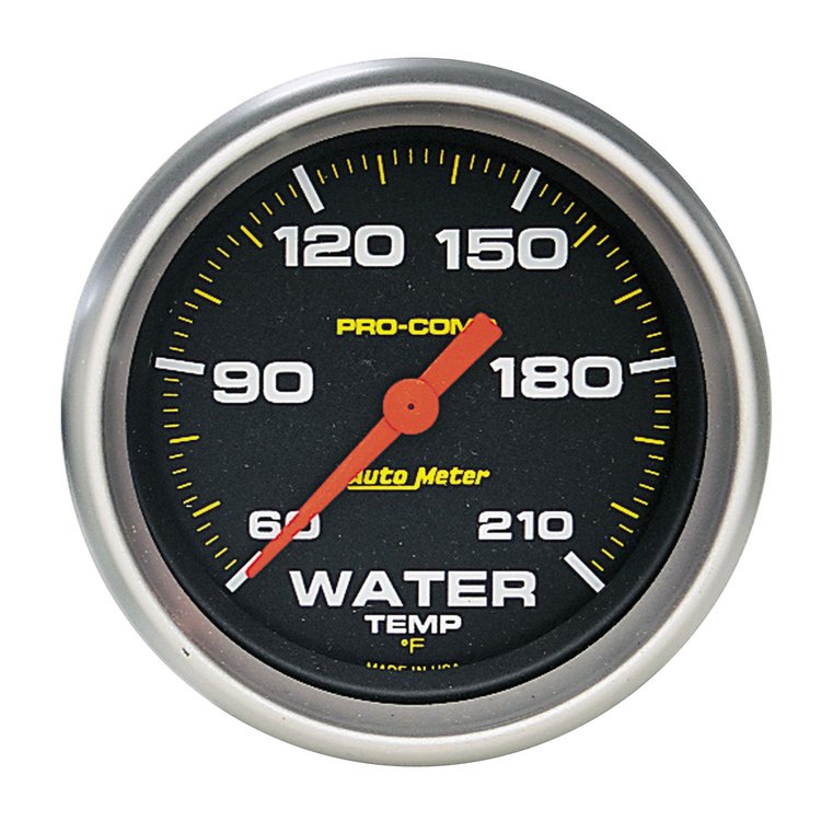 Pro-Comp Water Temperature Gauge 2-5/8" electrical