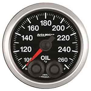 Competition Oil Temperature Gauge 100°-260° F