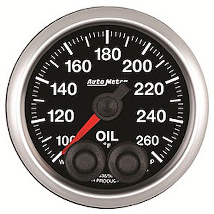 Competition Oil Temperature Gauge 100°-300° F