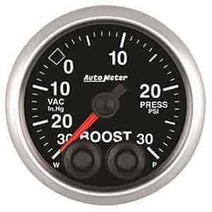 Competition Vacuum/Boost Gauge 30" Hg/30 psi