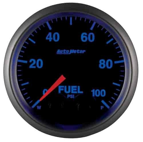 FUEL PRESS 2 1/16 100PSI DIGITAL W/PEAK/WARN ELITE -4AN