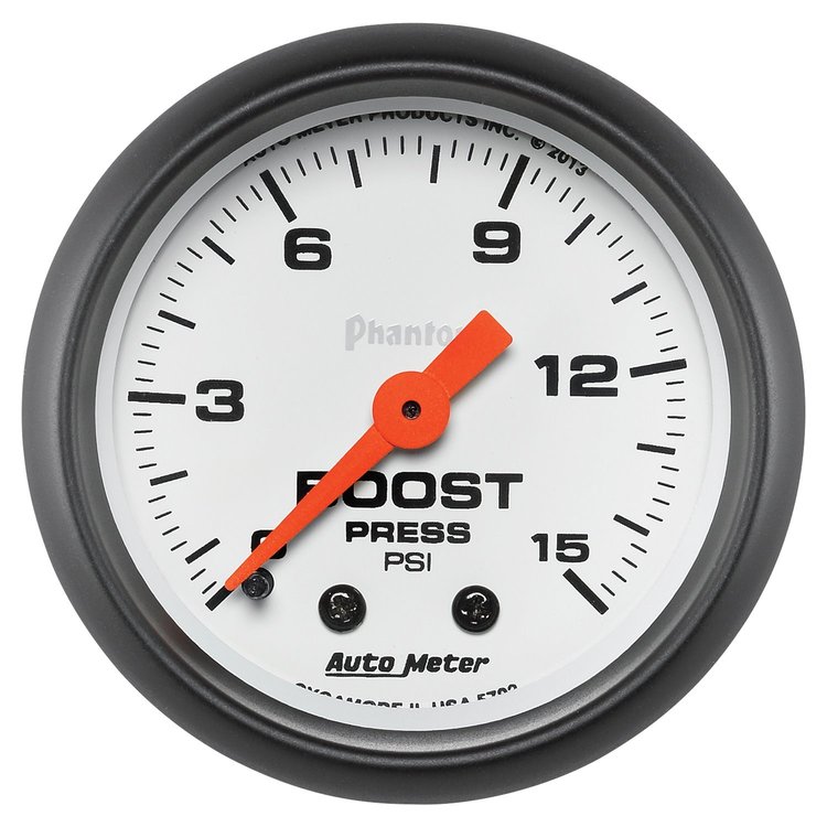 Phantom Boost Pressure Gauge 2-1/16" Mechanical