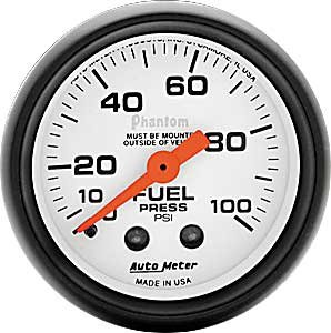 Phantom Fuel Pressure Gauge 2-1/16" mechanical
