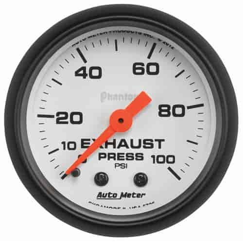 Phantom Exhaust (Drive) Pressure Gauge 2-1/16" Mechanical