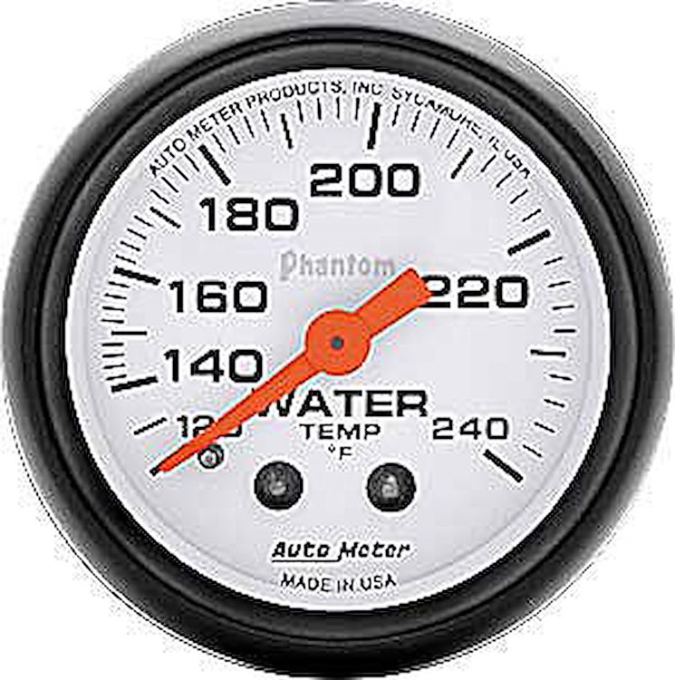 Phantom Water Temperature Gauge 2-1/16" mechanical