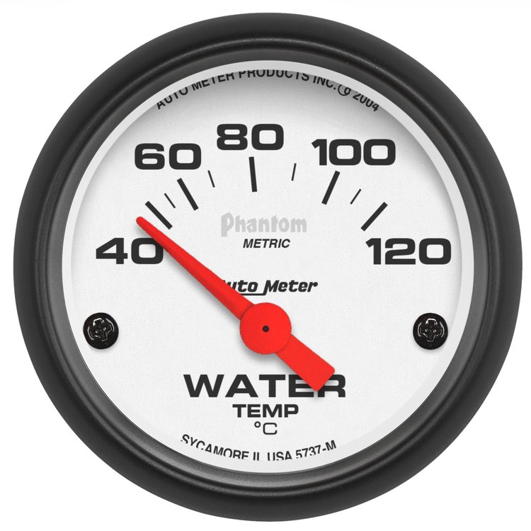 Phantom Water Temperature Gauge 2-1/16" electrical