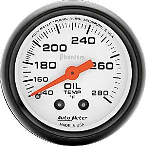 Phantom Oil Temperature Gauge 2-1/16" mechanical
