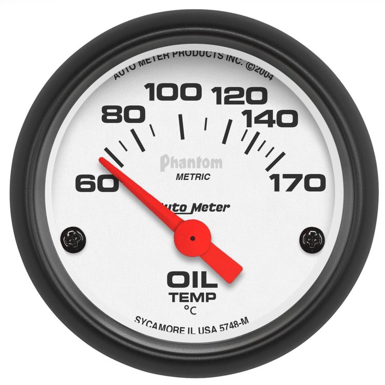 Phantom Oil Temperature Gauge 2-1/16" electrical