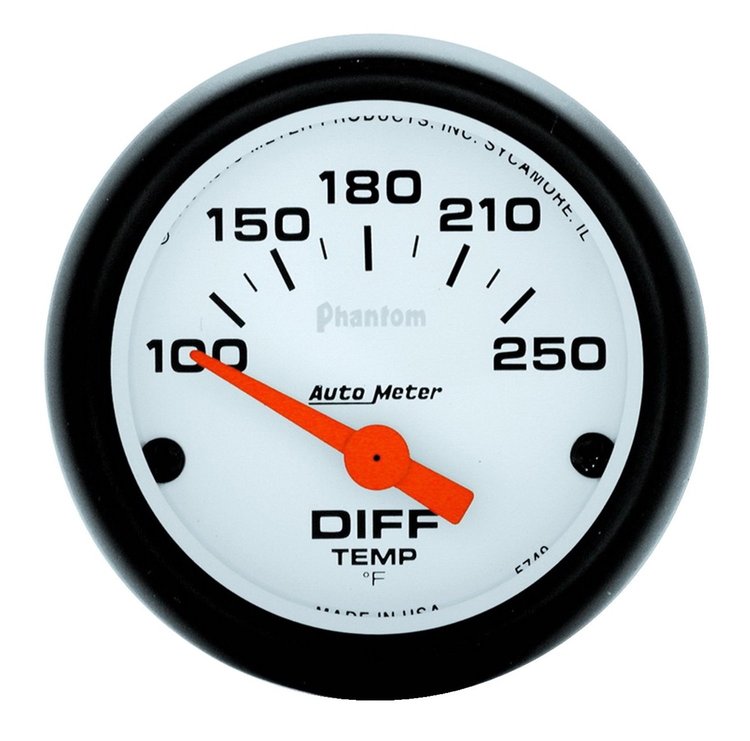 Phantom Differential Temperature Gauge 2-1/16" electrical