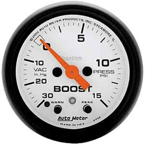 Phantom Vacuum/Boost Gauge 2-1/16" electrical
