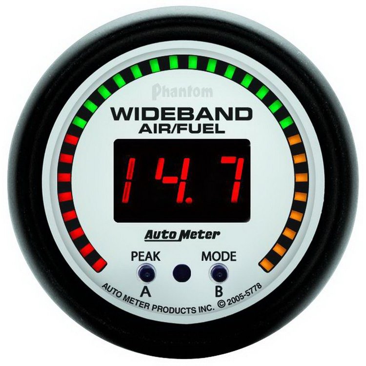 Phantom Wideband Air/Fuel Ratio Gauge 2-1/16" electrical