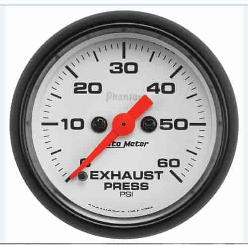 Phantom Exhaust (Drive) Pressure Gauge 2-1/16" Electrical