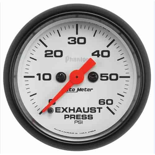 Phantom Exhaust (Drive) Pressure Gauge 2-1/16" Electrical