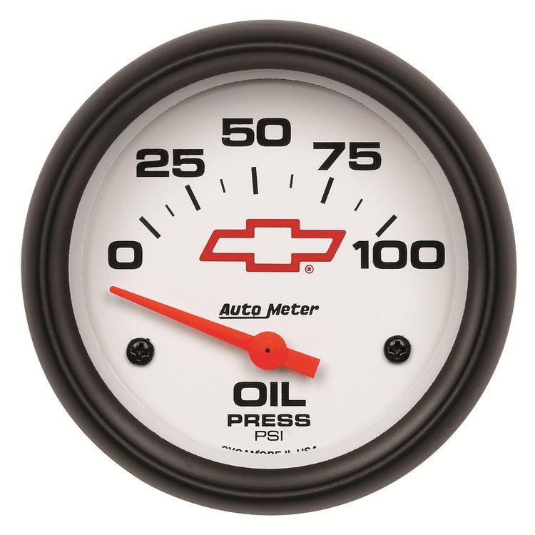 Officially Licensed GM Oil Pressure Gauge 2-5/8" Electrical