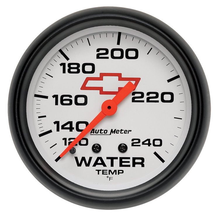 Officially Licensed GM Water Temperature Gauge 2-5/8" Mechanical (Full Sweep)