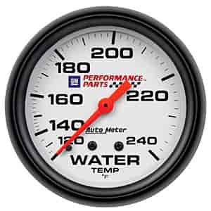 GMPP Logo Water Temp Gauge 2-5/8" Mechanical (Full Sweep)