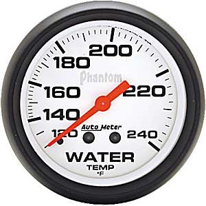 Phantom Water Temperature Gauge 2-5/8" mechanical