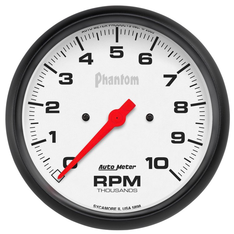 Phantom In-Dash Tachometer 5" electrical