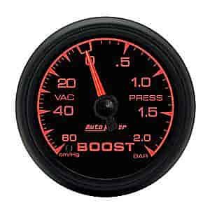 ES Series Vacuum/Boost Gauge 2-1/16", Mechanical