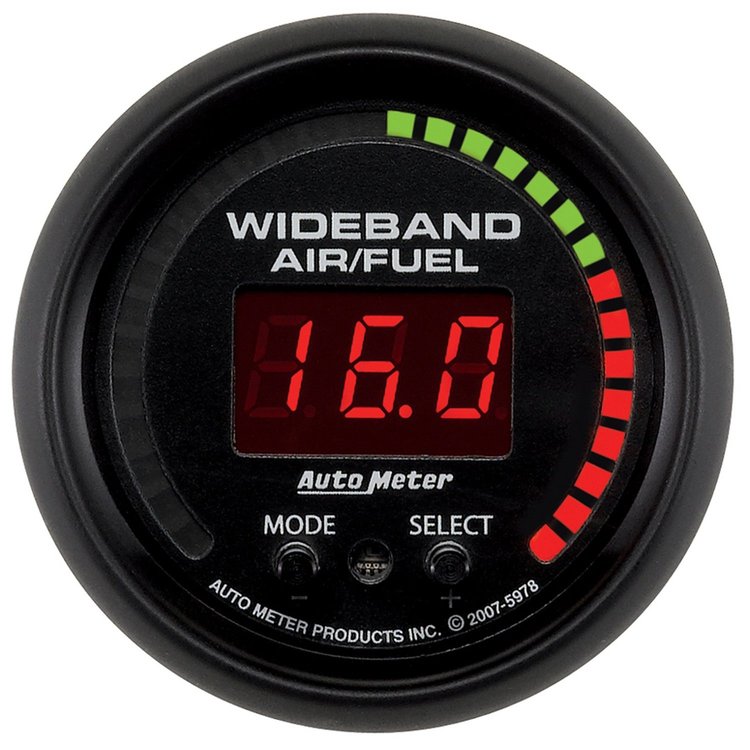 ES Series Wideband Air/Fuel Gauge 2-1/16", Electrical