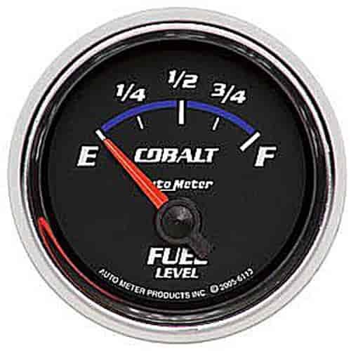 Cobalt Fuel Level Gauge 2-1/16" , electrical short sweep