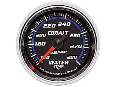 Cobalt Water Temperature Gauge 2-1/16" , mechanical full sweep