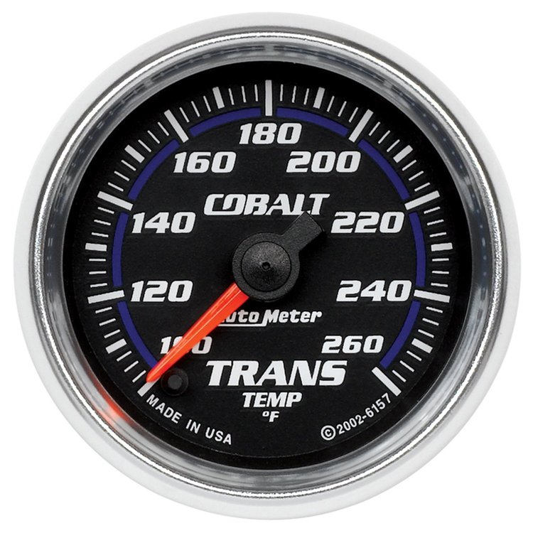Cobalt Transmission Temperature Gauge 2-1/16", electrical full sweep