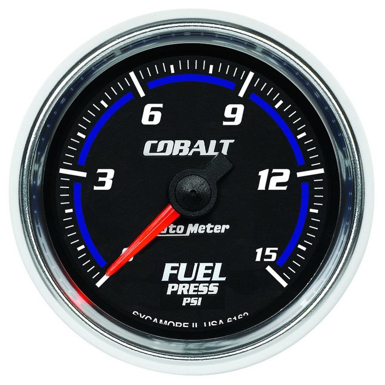 Cobalt Fuel Pressure Gauge 2-1/16", electrical full sweep