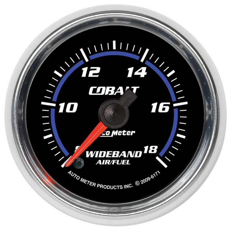 Cobalt Analog Wideband Gauge 2-1/16", electrical full sweep